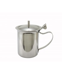 Winco SCT-10 Stainless Steel Server / Creamer with Cover 10 oz.