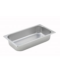 Winco SPT2 1/3 Size Steam Table Pan, 2-1/2'' Deep, 25-Gauge
