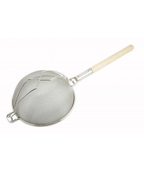 Winco MST-12D Double Mesh Strainer with Reinforced Bowl 12"