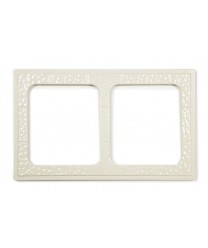 GET Enterprises ML-169-IV Ivory Full Size Tile with Two Cut-Outs for ML-177