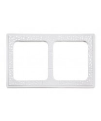 GET Enterprises ML-169-W White Full Size Tile with Two Cut-Outs for ML-177