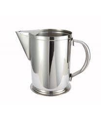 Winco WPG-64 Stainless Steel Water Pitcher with Guard 64 oz.