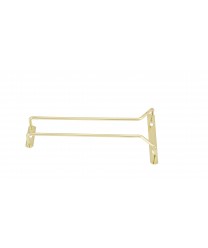 Winco GH-10 Brass Plated Wire Glass Hanger, 10''
