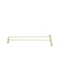 Winco GH-16 Brass Plated Wire Glass Hanger, 16''