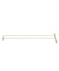 Winco GH-24 Brass Plated Wire Glass Hanger, 24''