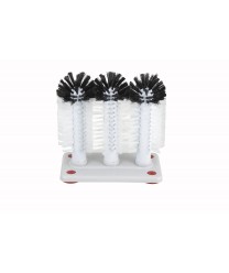 Winco GWB-3 Glass Washer Brush with Plastic Base, Set of 3