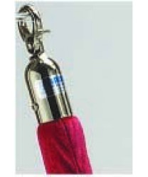 Aarco TR-3 Form-A-Line Red Rope 5' with Chrome Hardware