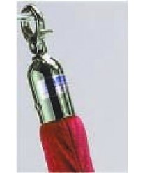 Aarco TR-45 Form-A-Line Red Rope 5' with Satin Hardware