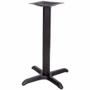 Flash Furniture 22'' x 22'' Restaurant Table X-Base with 3'' Table Height Column [XU-T2222-GG] width=