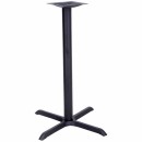 Flash Furniture 22'' x 30'' Restaurant Table X-Base with 3'' Bar Height Column [XU-T2230-BAR-GG] width=