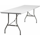 Flash Furniture  30''W x 96''L Plastic Folding Table [RB-3096-GG] width=