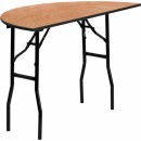 Flash Furniture 48'' Half-Round Wood Folding Banquet Table [YT-WHRFT48-HF-GG] width=