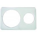 Winco ADP-610 Two-Hole Adaptor Plate, with (1) 6-3/8
