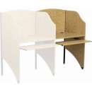 Flash Furniture  Add-On Study Carrel in Oak Finish [MT-M6202-OAK-ADD-GG] width=