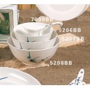 Thunder Group 5207BB Blue Bamboo Noodle Bowl 30 oz. (1 Dozen) width=