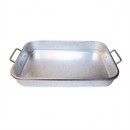 Winco ALBP-1218 Aluminum Bake Pan with Drop Handles, 17-3/4" x 11-1/2" x 2-1/4" width=