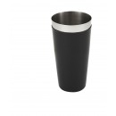 Winco BS-28P Stainless Steel Bar Shaker with Black Vinyl, 28 oz. width=
