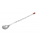Winco BPS-11 Bar Spoon with Red Knob, 11'' width=
