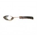 Winco BHOP-11 Solid Basting Spoon with Stop Hook, 11" width=