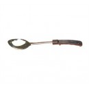 Winco BHPP-15 Perforated Basting Spoon with Stop Hook, 15" width=