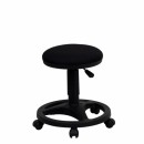 Flash Furniture Black Ergonomic Stool with Foot Ring [WL-905DG-GG] width=