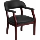 Flash Furniture Black Vinyl Luxurious Conference Chair [B-Z105-BLACK-GG] width=