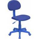 Flash Furniture Blue Fabric Ergonomic Task Chair [BT-698-BLUE-GG] width=