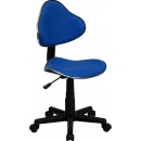 Flash Furniture Blue Fabric Ergonomic Task Chair [BT-699-BLUE-GG] width=