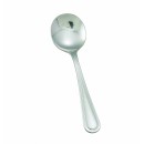 Winco 0021-04 Continental Bouillon Spoon, Extra Heavy Weight, 18/0 Stainless Steel (1 Dozen) width=