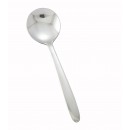 Winco 0019-04 Flute Bouillon Spoon, Heavy Weight, 18/0 Stainless Steel (1 Dozen) width=