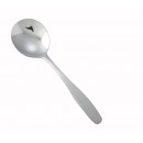 Winco 0008-04 Manhattan Bouillon Spoon, Heavy Weight, 18/0 Stainless Steel (1 Dozen) width=