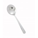 Winco 0001-04 Dominion Bouillon Spoon, Medium Weight, 18/0 Stainless Steel  (1 Dozen) width=