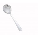 Winco 0002-04 Windsor Bouillon Spoon, Medium Weight, 18/0 Stainless Steel (1 Dozen) width=