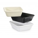 GET Enterprises ML-177-W White Melamine Casserole Dish, 3 Qt. (3 Pieces) width=