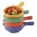 GET Enterprises HSB-112-MIX Diamond Mardi Gras Assorted Colors Soup Bowl, with Handle, 12 oz. (2 Dozen) width=
