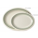 GET Enterprises OP-120-EM Emerald Oval Platter, 12"x 9"(1 Dozen) width=