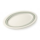 GET Enterprises M-4020-EM Emerald Melamine Oval Platter, 14"x 10"(1 Dozen) width=