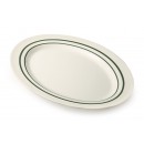 GET Enterprises M-4010-EM Emerald Melamine Oval Platter, 16"x 12"(1 Dozen) width=
