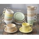 GET Enterprises DC-200-IR SuperMel Ironstone 5-3/4" Saucer for DC-100 & DC-101 (4 Dozen) width=