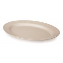 GET Enterprises M-4010-S Tahoe Sandstone Melamine Oval Platter, 16"x 10"(1 Dozen) width=