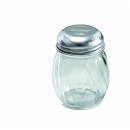 Winco G-108 Glass Cheese Shaker with Slotted Top 6 oz. (1 Dozen) width=