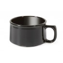 GET Enterprises BF-080-BK Black Elegance Melamine Mug 11 oz. (1 Dozen) width=