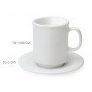 GET Enterprises TM-1308-W Diamond White Plastic Mug, 8 oz. (2 Dozen) width=