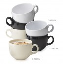 GET Enterprises C-1001-W Diamond White Melamine Coffee Mug, 16 oz. (1 Dozen) width=