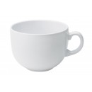 GET Enterprises C-1002-W Diamond White Melamine Coffee Mug 24 oz. (1 Dozen) width=
