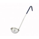 Winco LDC-8 Color-Coded Ladle with Blue Handle 8 oz. width=