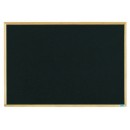 Aarco EC2436B Economy Series Black Composition Chalkboard with Wood Frame 24