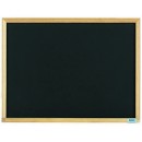 Aarco EC1824B Economy Series Black Composition Chalkboard with Wood Frame 18