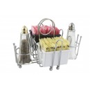 Winco WH-1 Chrome Plated Wire Condiment Holder width=