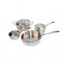 Winco SPC-7H 7-Piece Heavy Weight Stainless Steel Cookware Set width=